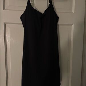 90 degrees Black Sleeveless Dress
